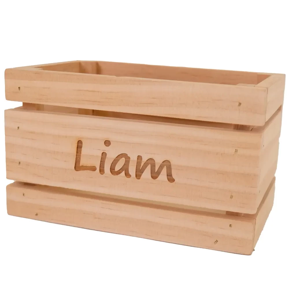  Gravur Name Lenker Kiste Holz Laufrad