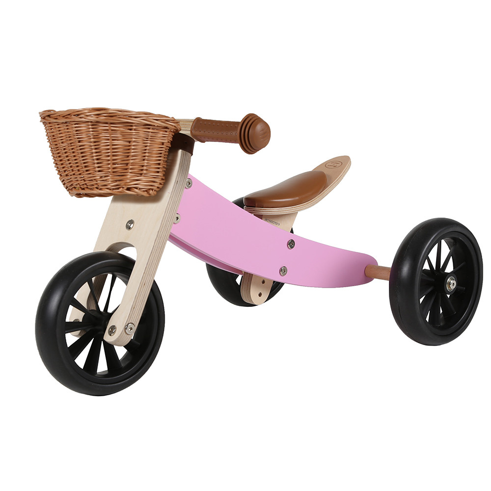  Smart bike 4in1 Retro Rosa met mandje
