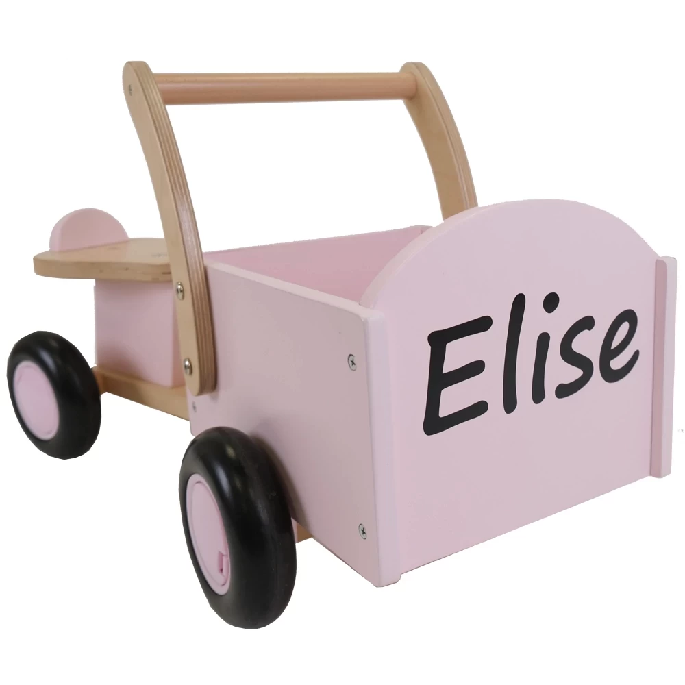  Schwarzer Aufkleber mit Wunschname Little Rider