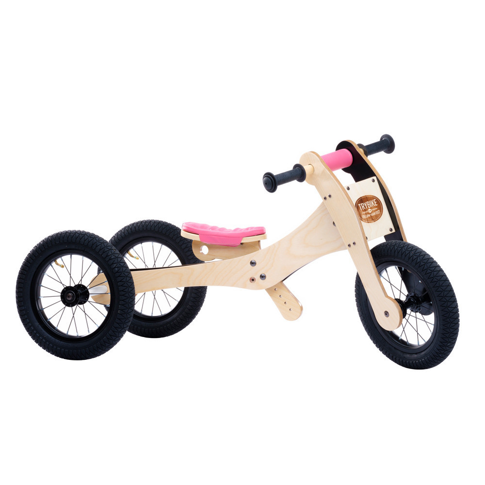  4 in 1 Holz Pink