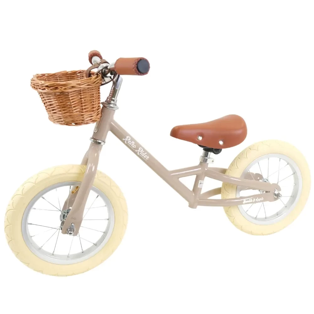 Retro Rider Sand inklusive Weidenkorb