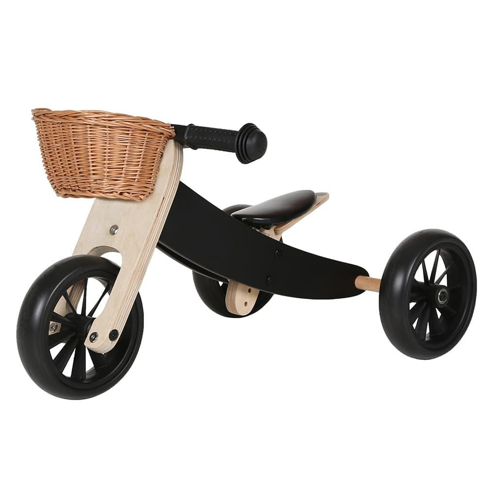  Smart bike 4in1 Schwarz inklusive Weidenkorb