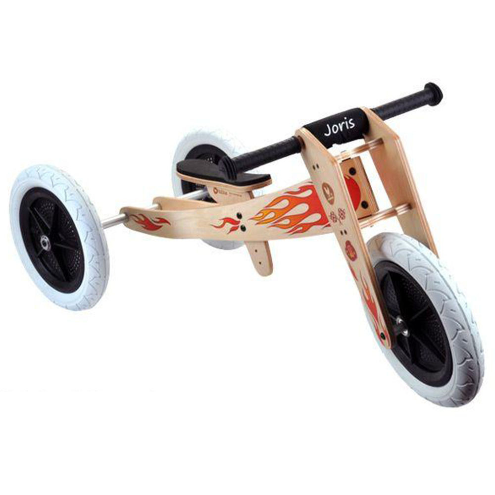  Wishbonebike Lenkerpolster schwarz mit Wunschname